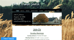 Desktop Screenshot of bethelfriendschurch.net