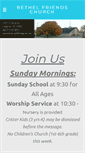 Mobile Screenshot of bethelfriendschurch.net